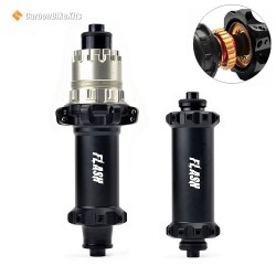 FLASH™️ Buje de Freno de Llanta para Bicicleta de Carretera Straight Pull Star-Ratchets 36T (Trasero 2:1)